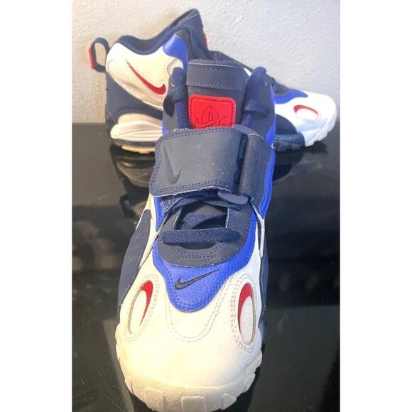 Nike Air Max Speed Turf Retro Sneakers New York Giants BV1165-100 Shoes Size 10 - Picture 5 of 11